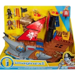 Fisher-Price Cars|Cars, Trucks & Trains*Imaginext Shark Bite Pirate Ship, Multi-Colored