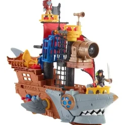 Fisher-Price Cars|Cars, Trucks & Trains*Imaginext Shark Bite Pirate Ship, Multi-Colored