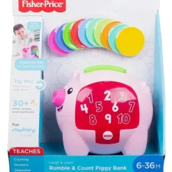 Fisher-Price Pretend Play|Toys For 2 Year Old*Laugh & Learn Count & Rumble Piggy Bank