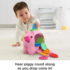 Fisher-Price Pretend Play|Toys For 2 Year Old*Laugh & Learn Count & Rumble Piggy Bank