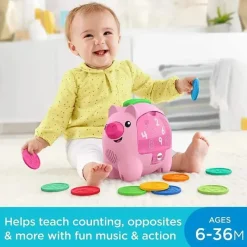 Fisher-Price Pretend Play|Toys For 2 Year Old*Laugh & Learn Count & Rumble Piggy Bank