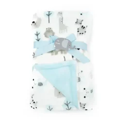 Forever Baby Blankets & Quilts*Baby Blanket Blue Safari
