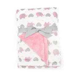 Forever Baby Blankets & Quilts*Blanket Pink Elephants