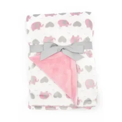 Forever Baby Blankets & Quilts*Blanket Pink Elephants