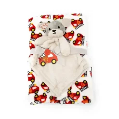 Forever Baby Blankets & Quilts*Muslin Blanket Firetrucks Puppy