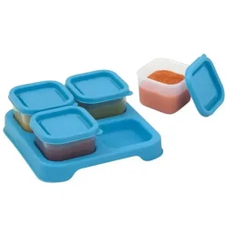 Iplay Food Jars & Snack Cups|Dishes, Utensils & Food Containers*Fresh Baby Food Unbreakable Cubes - Aqua (2 Oz)
