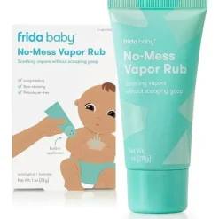 FridaBaby Cough & Cold*Frida Baby - No-Mess Vapor Rub, Baby Vapor Rub, Soothing Eucalyptus & Lavender for Sleep