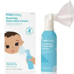 FridaBaby Cough & Cold*Frida Baby - NoseFrida Saline Mist Nasal Inhaler, Saline Inhaler Soothes Stuffy Nose and Sore Throat