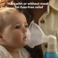 FridaBaby Cough & Cold*Frida Baby - NoseFrida Saline Mist Nasal Inhaler, Saline Inhaler Soothes Stuffy Nose and Sore Throat