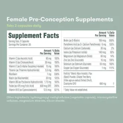 FridaBaby Fertility*Frida Fertility - 60 Capsules Female Pre-Conception Supplements