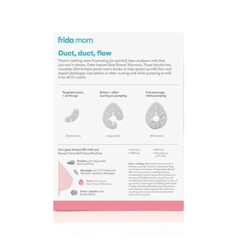 FridaBaby Postpartum|Maternity Health & Wellness*Frida Mom - Instant Heat Reusable Breast Warmers