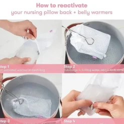 FridaBaby Maternity Health & Wellness*Frida Mom - Nursing Pillow Back + Belly Warmers