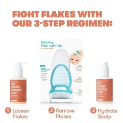 FridaBaby Shampoo & Conditioner*- DermaFrida The FlakeFixer 3-Step Cradle Cap System