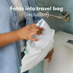 FridaBaby Cool Baby Products|Potty Seats*- Fold-and-Go Potty Seat for Toilet, Foldable Travel Potty Seat for Toddler