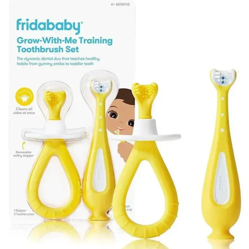FridaBaby Oral & Nasal Care*- Grow-with-Me Training Toothbrush Set