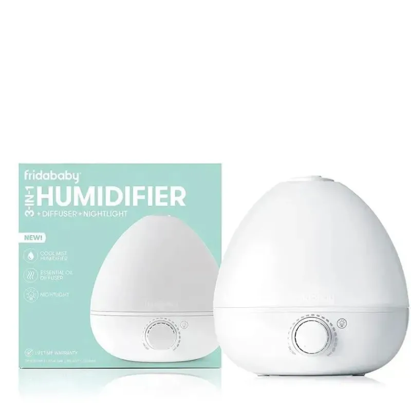 FridaBaby Oral & Nasal Care*- 3-in-1 Humidifier with Diffuser and Nightlight, White
