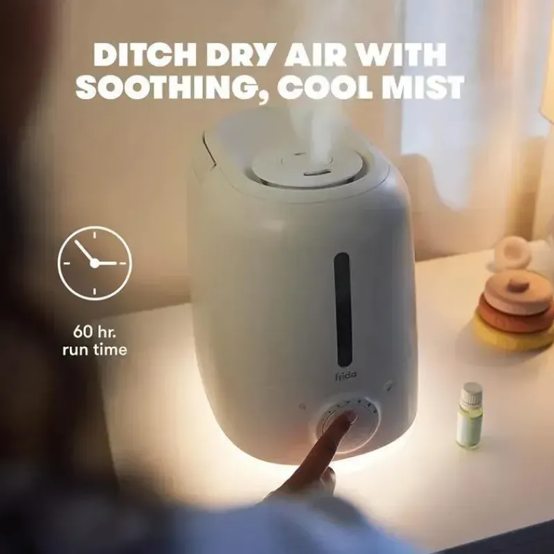 FridaBaby Humidifiers & Purifiers*- 3-in-1 XL Cool Mist Humidifier for Large Rooms + Diffuser, Nightlight