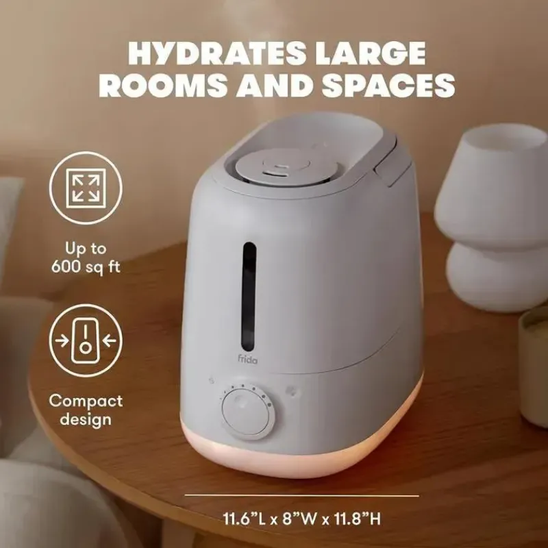 FridaBaby Humidifiers & Purifiers*- 3-in-1 XL Cool Mist Humidifier for Large Rooms + Diffuser, Nightlight
