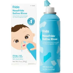 FridaBaby Cool Baby Products|Oral & Nasal Care*- Nosefrida Saline Rinse, Instant Congestion Relief & Allergy Relief