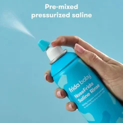 FridaBaby Cool Baby Products|Oral & Nasal Care*- Nosefrida Saline Rinse, Instant Congestion Relief & Allergy Relief