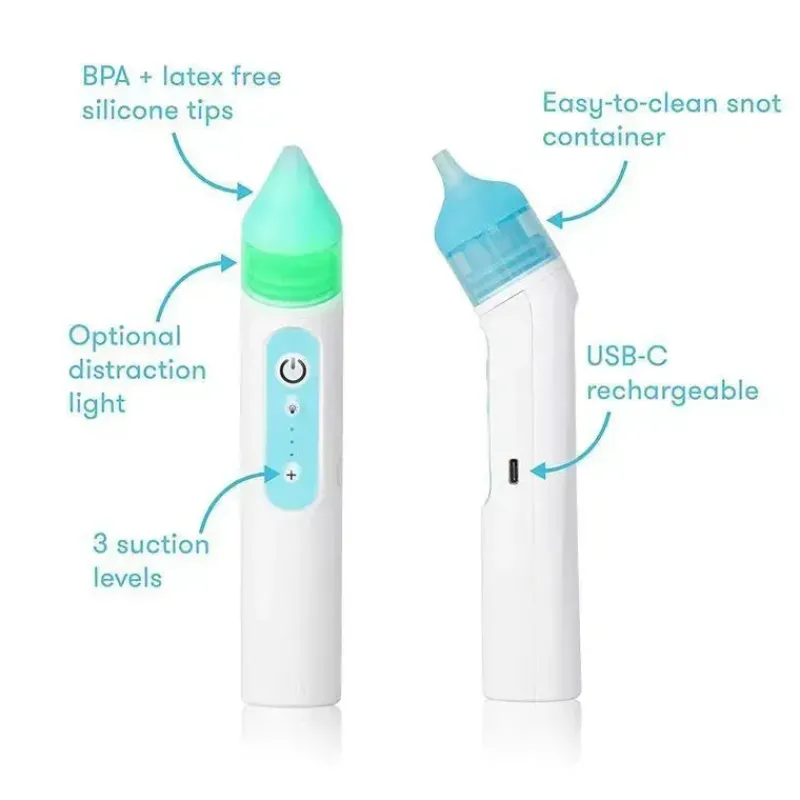 FridaBaby Oral & Nasal Care*Electronic Nasal Aspirator, Electric NoseFrida, USB Rechargeable Nasal Aspirator