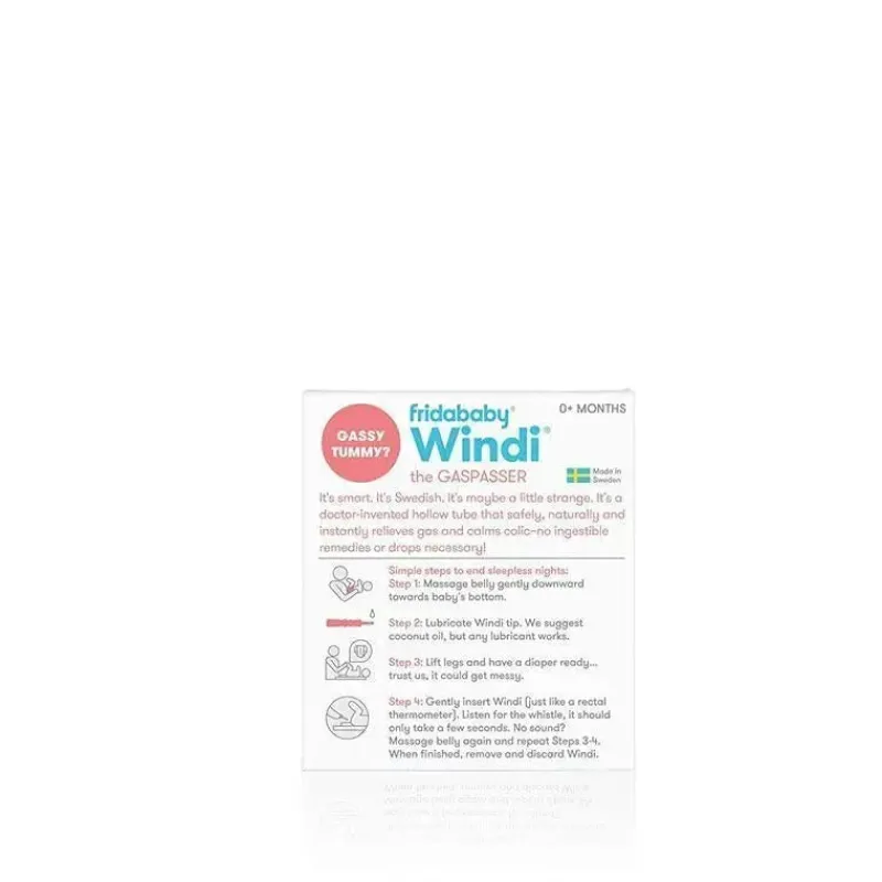 FridaBaby Pain & Fever Relief*Windi The Gasspasser - Gas and Colic Reliever for Babies 10 count