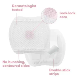 FridaBaby Maternity Health & Wellness|Gift For Mom*FridaMom - 60Ct All-Day Dry Disposable Nursing Pads