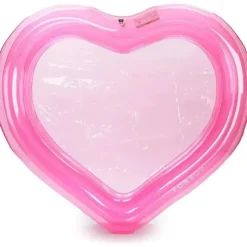 Funboy Life Vests & Floats*- Giant Inflatable Luxury Clear Pink Heart Kiddie Pool