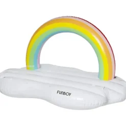 Funboy Life Vests & Floats*- Giant Inflatable Luxury Rainbow Cloud Island Daybed Pool Float