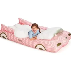 Funboy Life Vests & Floats*- Kids Pink Inflatable Travel Bed & Mattress