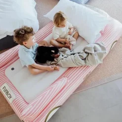 Funboy Life Vests & Floats*- Kids Pink Inflatable Travel Bed & Mattress