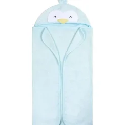 Gerber Baby Bath Towels*- Baby Hooded Bath Towel & Washcloths, Penguin