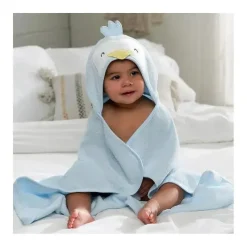 Gerber Baby Bath Towels*- Baby Hooded Bath Towel & Washcloths, Penguin