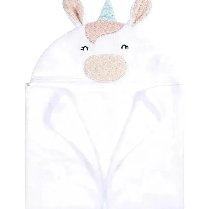 Gerber Baby Bath Towels*- Baby Hooded Bath Towel & Washcloths, Unicorn