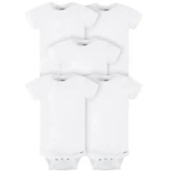 Gerber Baby Onesies & Bodysuits*- ONESIES Brand Short Sleeve Bodysuits, 5 Pack