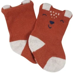 Gerber Baby Gloves & Socks*- 6-Pack Baby Boys Fox Wiggle Proof® Jersey Crew Socks, Fox