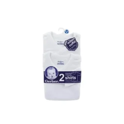 Gerber Preemie Clothing*2 Pack Long Sleeve Side -Snap Shirts
