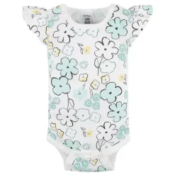 Gerber Baby Onesies & Bodysuits*- 4Pk Baby Girl Short Sleeve Onesies