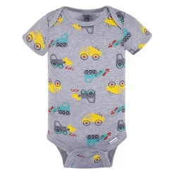Gerber Baby Onesies & Bodysuits*- 4Pk Boy Truck Short Sleeve Onesies