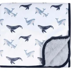 Gerber Blankets & Quilts*Bedding 24 - 1Pk 2Ply Plush Blanket - Whale