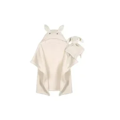 Gerber Baby Bath Towels*Bedding - 2Pc Security Blanket & Hooded Blanket Set, Bunny