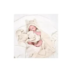 Gerber Baby Bath Towels*Bedding - 2Pc Security Blanket & Hooded Blanket Set, Bunny