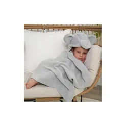 Gerber Baby Bath Towels*Bedding - 2Pc Security Blanket & Hooded Blanket Set, Elephant