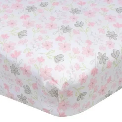 Gerber Crib & Bed Sheets*Bedding - 1Pk Fitted Baby Crib Sheet - Girl Mommy & me