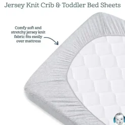 Gerber Crib & Bed Sheets*Bedding - 1Pk Fitted Baby Crib Sheet - Girl Safari
