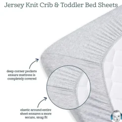 Gerber Crib & Bed Sheets*Bedding - 1Pk Fitted Baby Crib Sheet - Girl Rainbows