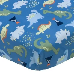 Gerber Crib & Bed Sheets*Bedding - 1Pk Fitted Crib Sheet Boy, Dino Space