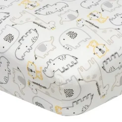 Gerber Crib & Bed Sheets*Bedding - 1Pk Fitted Baby Crib Sheet - Safari Trucks