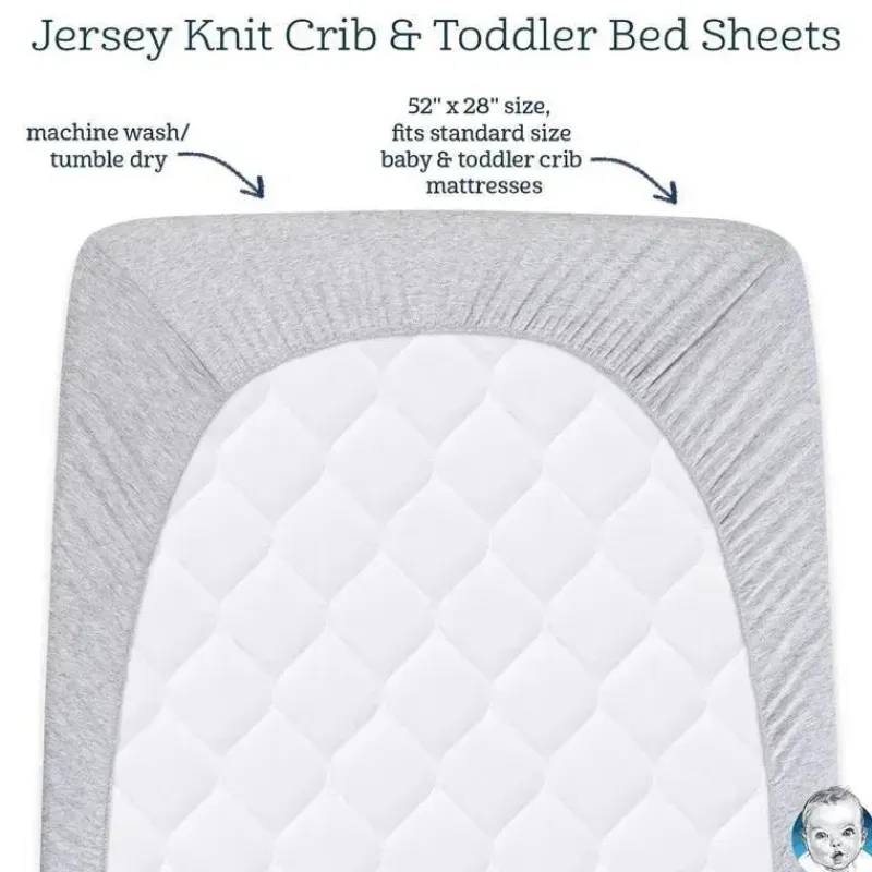 Gerber Crib & Bed Sheets*Bedding - 1Pk Fitted Baby Crib Sheet - Safari Trucks