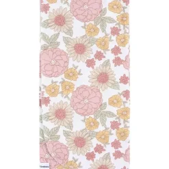 Gerber Blankets & Quilts*Bedding - 4Pk Flannels, Girl Retro Floral